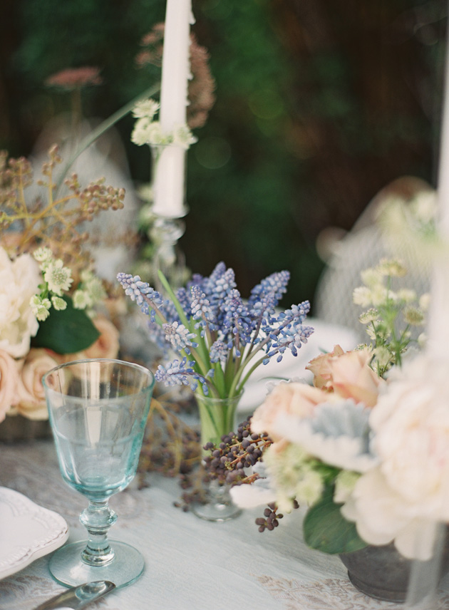 Entertaining: Soft Wintery Blue Tablescape with Modern Day Designs & Patrick Moyer