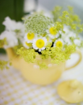 Green, Yellow & Daisy Filled Boho Wedding {2}