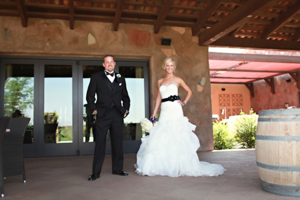 Classic Black and White Wedding from Brittany Janelle Photography