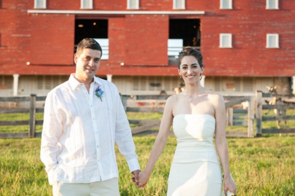 Eco-friendly Farm Wedding: Lindsey + Beto