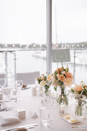 A Thoughtful Peach and Mint DIY Wedding from Lucy Leonardi Photography