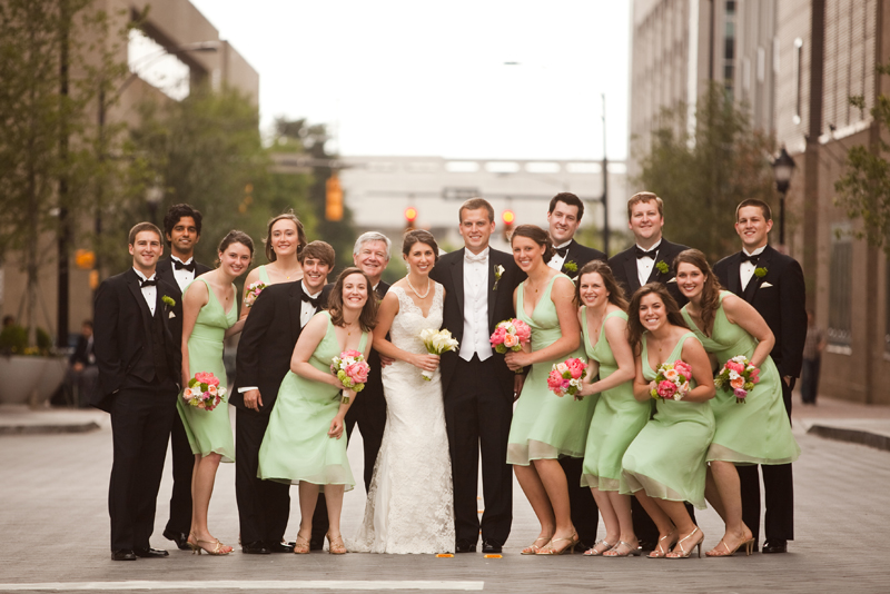Pink and Green Southern Wedding