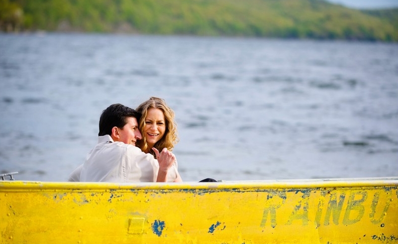 Summer Afternoon on the Lake Engagement by Ulysses Photography