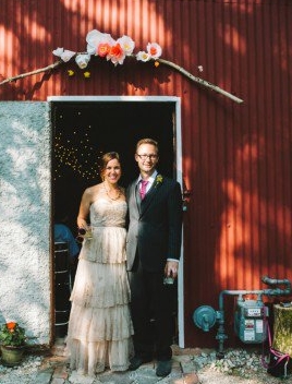 A Beautiful DIY Backyard Wedding: Amy + Tom