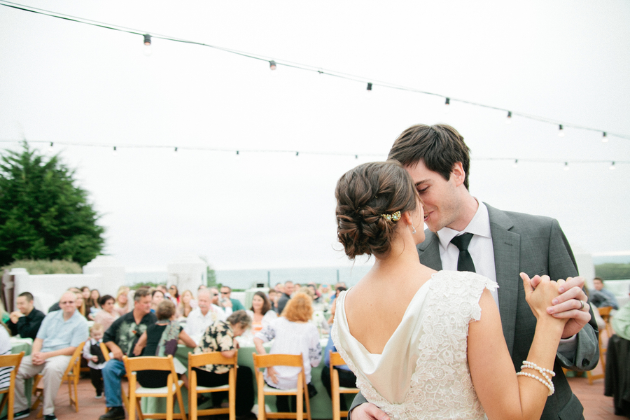 Handcrafted Mint and Peach California Wedding