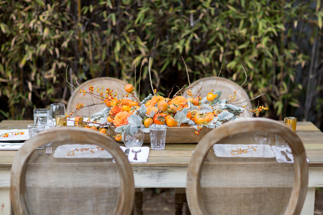 Entertaining: Thanksgiving Table with Persimmons