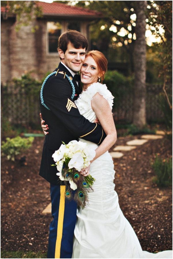Modern Peacock Inspired Wedding from Jared Rey Photography