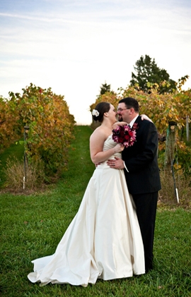 Fall-Inspired Vineyard Wedding