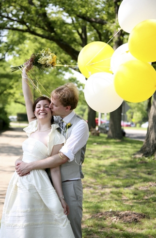 A Green & Yellow DIY Picnic Wedding