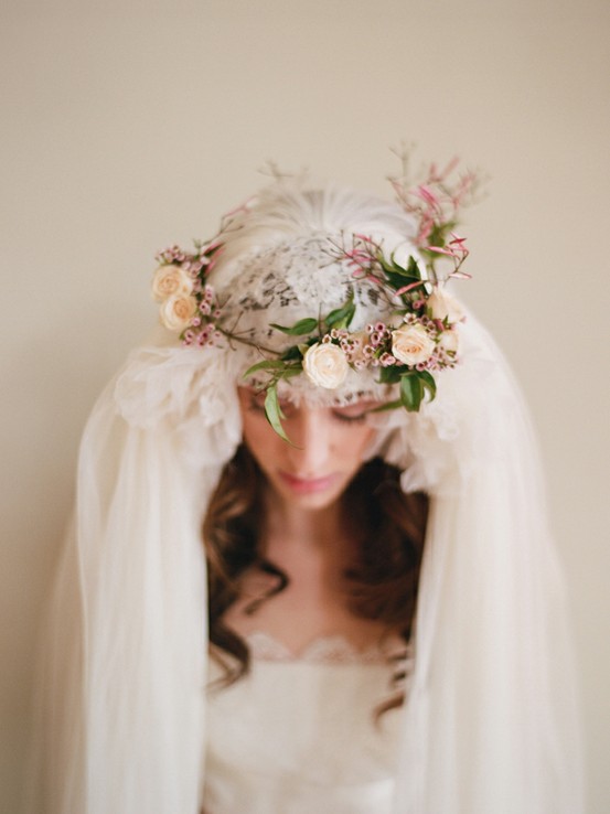 Flower Crowns & Flower Garlands for Bohemian Brides