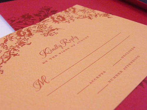 Indian wedding Invitations by A Day in May