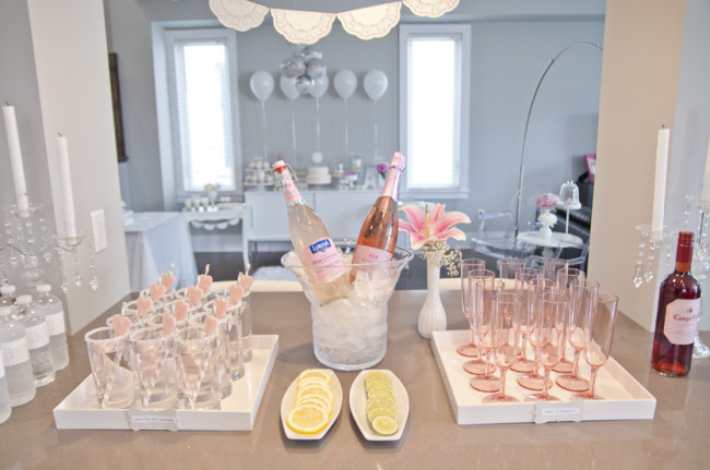 Pure White DIY Party With A Hint Of Pink: Balloons, Doilies & Hearts