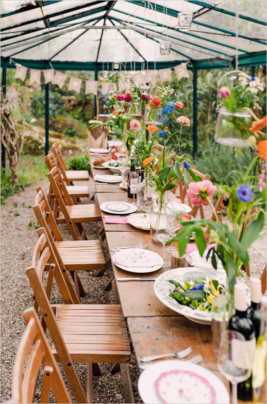 Greenhouse Wedding With Tons Of Color