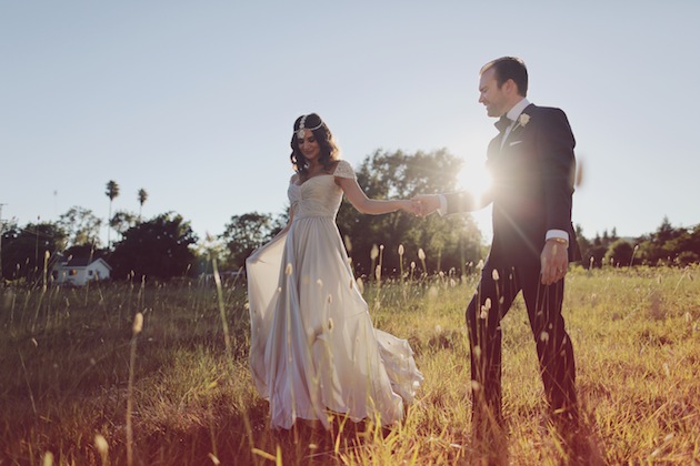 Stylish California Wedding + A Stunning Bride in A Reem Acra Wedding Dress