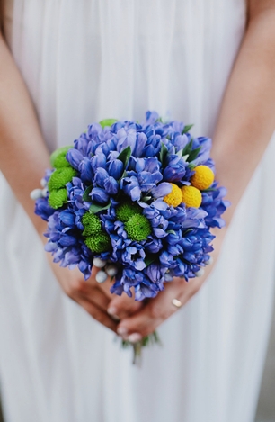 Cool & Quirky Blue Hued DIY Wedding In Italy