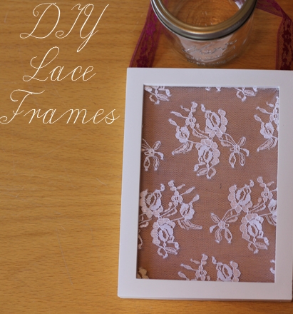 DIY Lace Frames