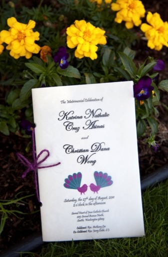Purple and Blue Seattle Zoo Wedding {Part 1}