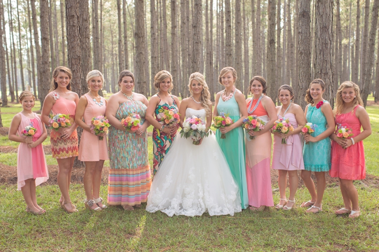 Eclectic & Colorful Southern Wedding
