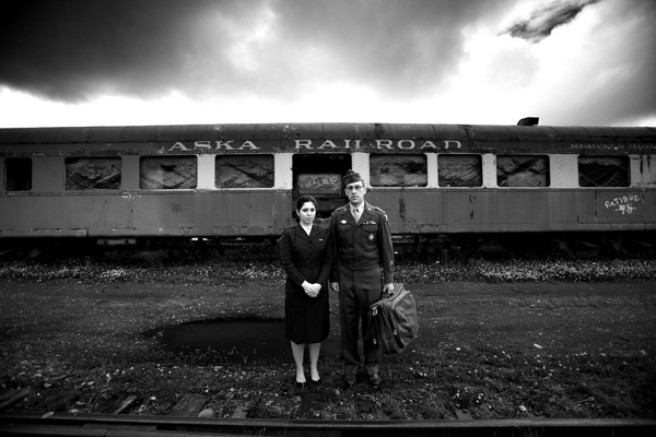 World War II-Inspired Army Engagement Photos