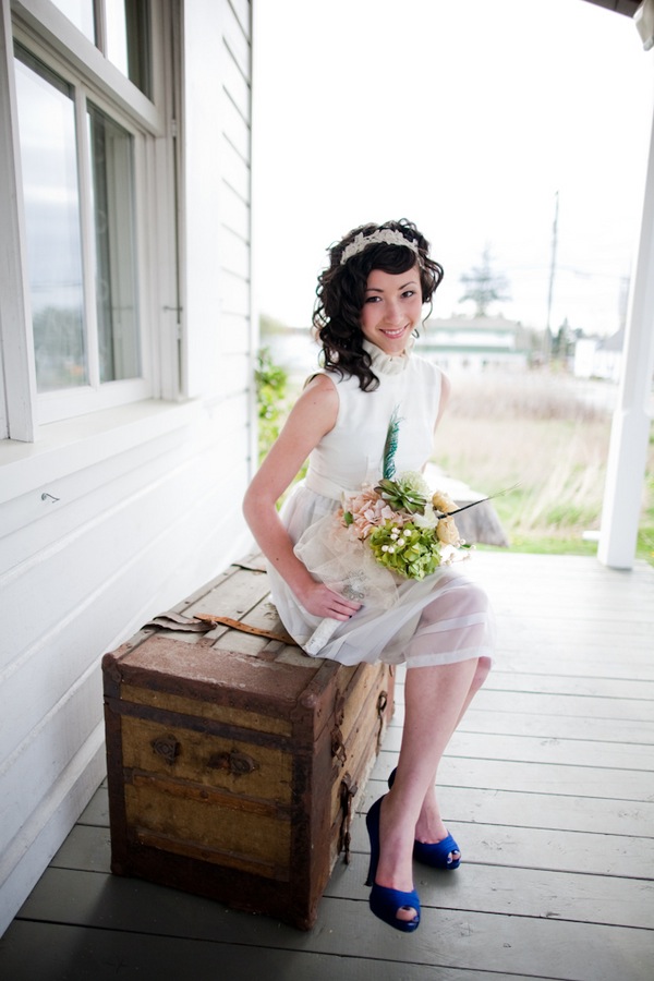 A Quirky, Vintage, $30 Wedding Dress Inspiration Shoot