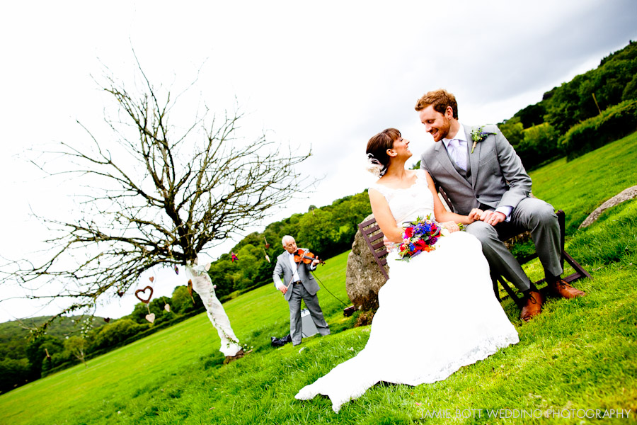 An English 'Country Bumpkin&' Outdoor Wedding