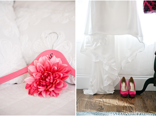 Danielle and Paul's Pink and Black Massachusetts Wedding
