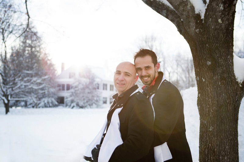 Tony and Leos Snowy Valentines Day Elopement