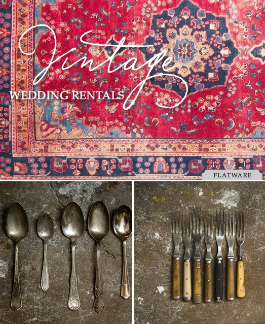 Vintage Rentals For Your Wedding From Casa de Perrin