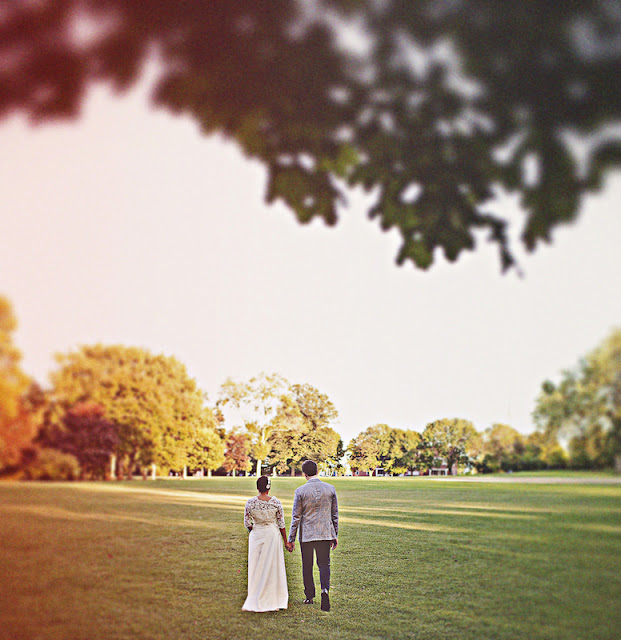 {Real Wedding} Beki & Justin: Simple & Relaxed Outdoor Chicago Wedding