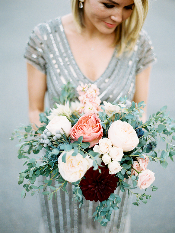 Pale Grey and Blush Pink Real Wedding