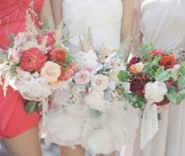 Modern Blush Pink & Red Summer Wedding Inspiration