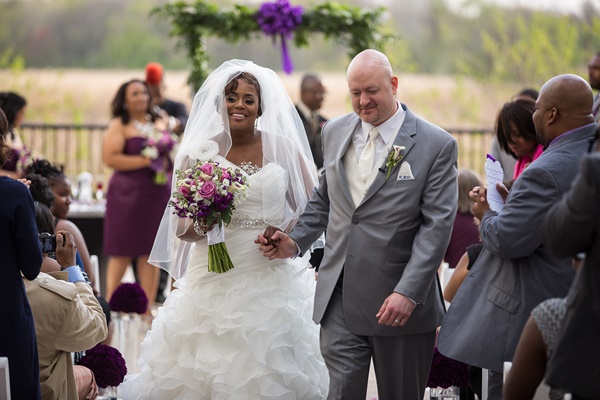 A Butterfly Themed Purple And Silver Wedding In Delaware