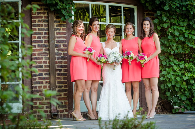 Elegant Pink and Green Country Club Wedding