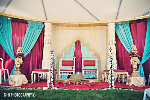 Canadian Indian Wedding Ceremony by G+H Photography