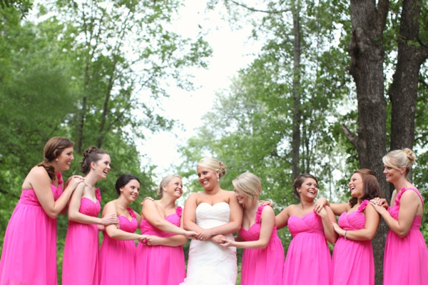 Rustic Pink Southern Wedding from Two Chics Photography