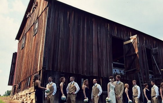Charm-filled Rustic Vintage Barn Wedding by JaNicki Photography