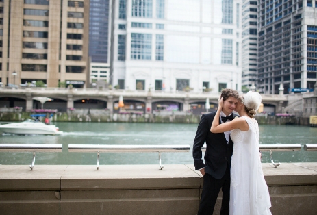 real wedding: shauna + mike  chicago, illinois