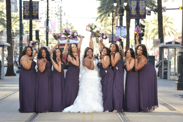 Festive Mardi Gras Themed Wedding in New Orleans