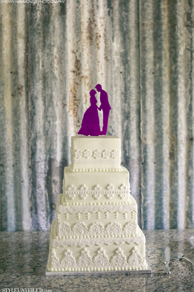 Latin American Lace Inspired Wedding Cake