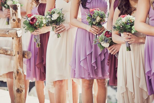 Inspired by This Blush and Grey Lake Arrowhead Wedding