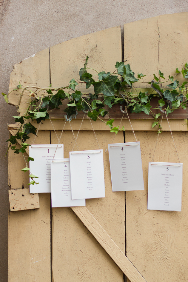 French Wedding with Sweet DIY Details