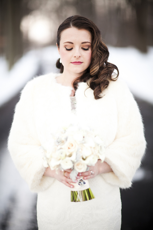 A White Winter Wonderland Wedding by Carley K. Photography