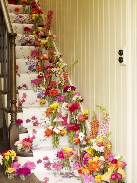 Flowers + Stairs