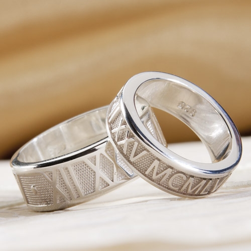 Roman Numeral Rings - Custom & Personalized