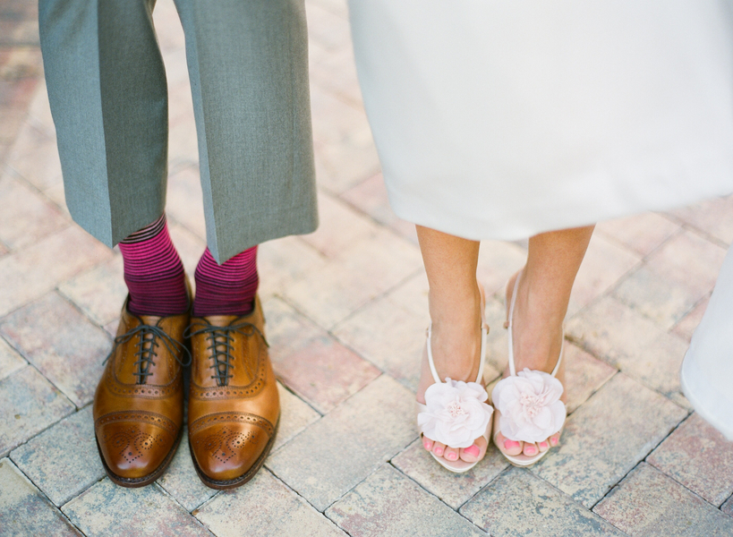 Vintage Elegant Pink and Gray Wedding
