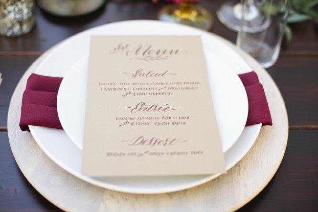 Richly Colored Fig Themed Wedding Inspiration