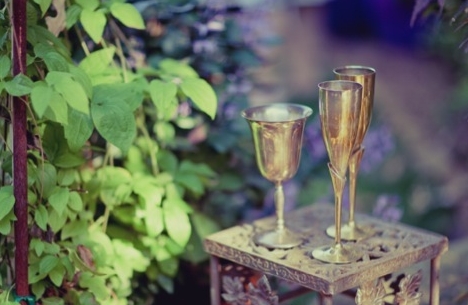 Eclectic DIY Backyard Illinois Wedding