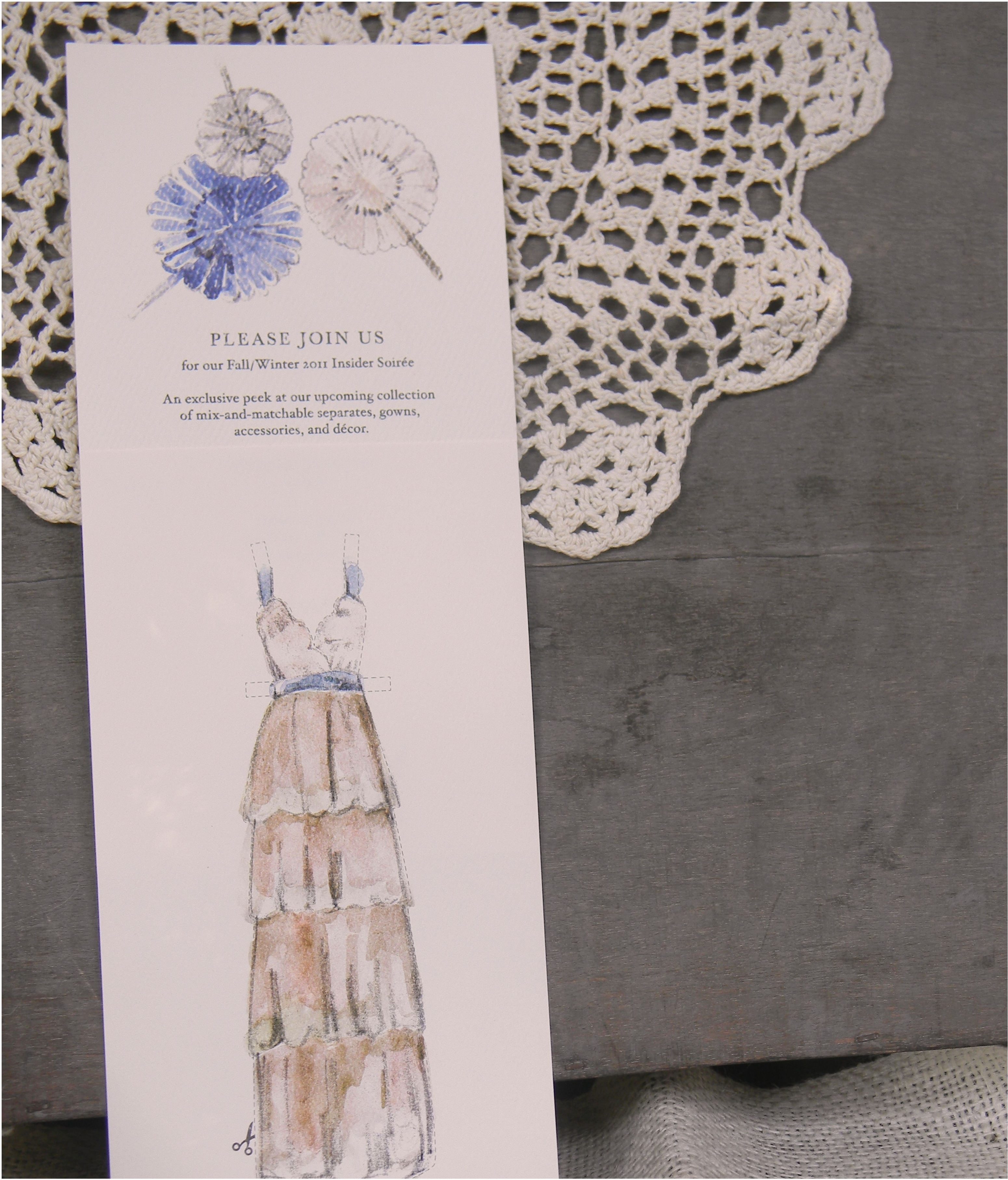 Tuesday Paper: Watercolor Paper Dolls (BHLDN)