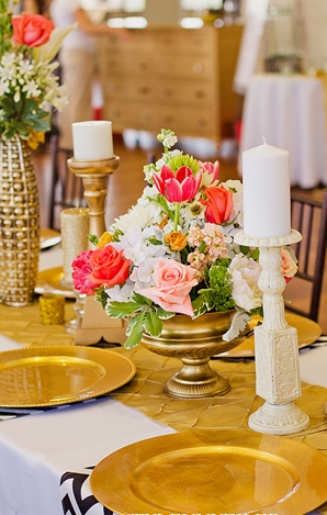Pink & Gold Wedding Tablescape Inspiration