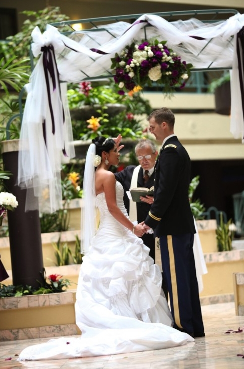 Glamourous Minnesota Military Wedding